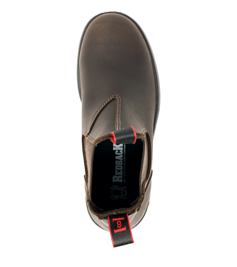 REDBACK | MEN'S GREAT BARRIER (STEEL TOE)-PUMA BROWN AQUAPEL