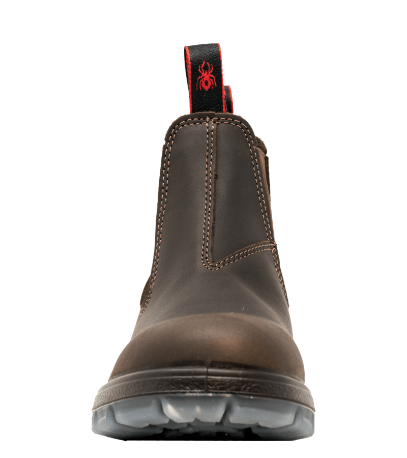 REDBACK | MEN'S GREAT BARRIER (STEEL TOE)-PUMA BROWN AQUAPEL